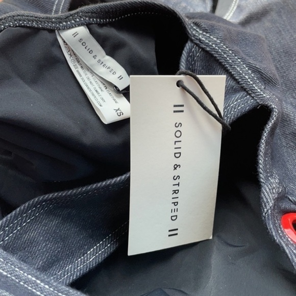 NWT Solid & Striped The Jackie One Piece Blue Red - Picture 4 of 6